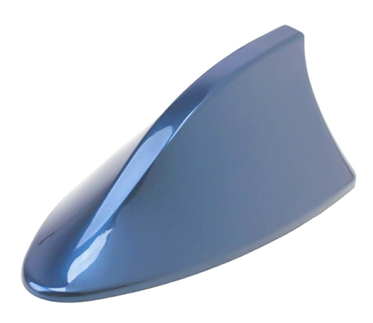 Antena auto AM/FM shark tail, prindere autoadeziva, 17 x 7,5 x 6,5cm, albastru - imagine 4